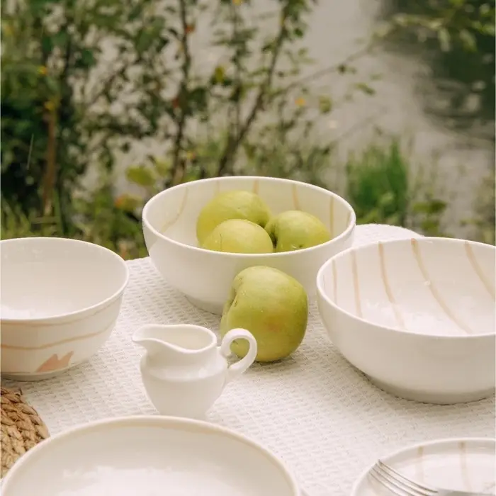 Салатники SL Home &laquo;Гатто&raquo;, 1.1 л, d=18.5 см, набор 2 шт., фарфор, белые