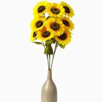 Цветы искусственные &laquo;Три подсолнуха&raquo;, 15&times;90 см