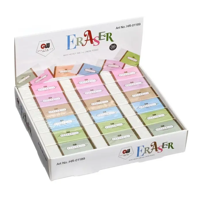 Ластик прямоугольный белый Ластик прямоугольный белый