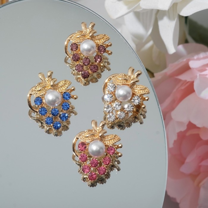 Брошь «Ассорти» виноградное, цвет МИКС в золоте Брошь «Ассорти» виноградное, цвет МИКС в золоте