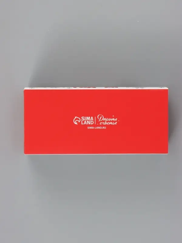 Коробка для 3 конфет &laquo;С Новым годом&raquo;, 13.3&times;3.3&times;5.8 см