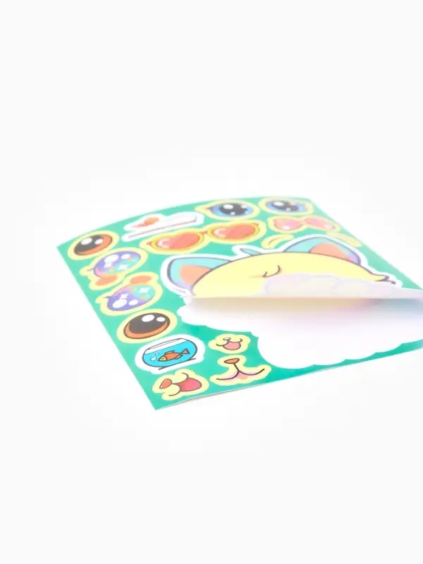 Наклейки детские для творчества "Котята" набор 16 шт.