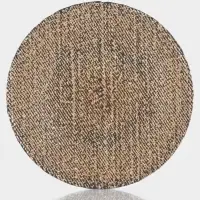 Тарелка подстановочная Magistro Bronze, d=33 см, стекло, золотистый