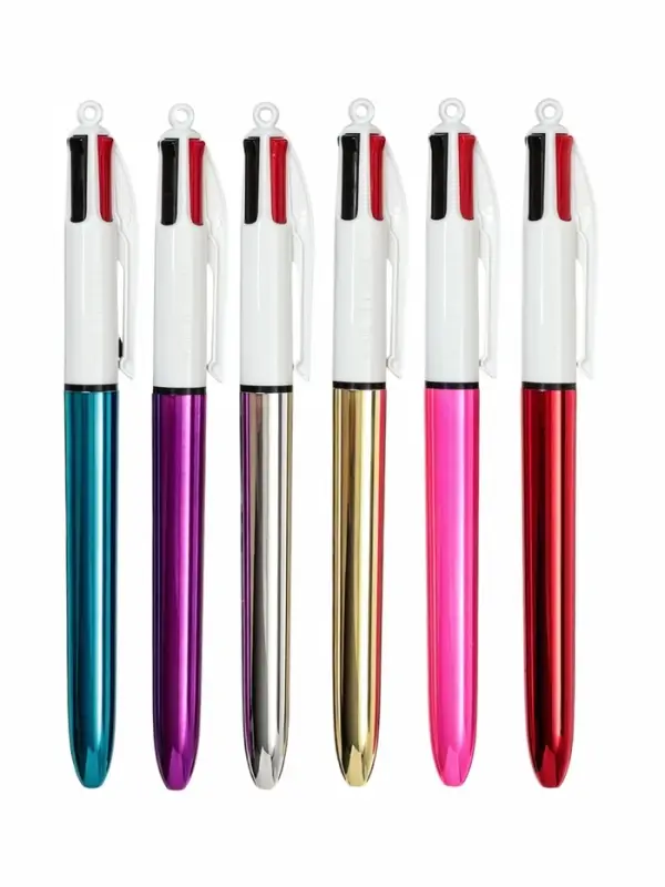 Ручка шариковая BIC, 4 цвета, автоматическая, многоцветная, 1.0 мм