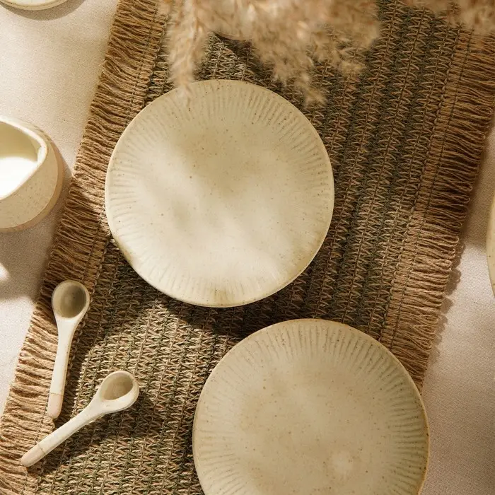 Тарелки SL Home &laquo;Виенто&raquo;, d=18 см, набор 2 шт., керамика, бежевые