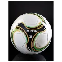 Футбольный мяч MINSA Spin, машинная сшивка, 32 панели, р. 3, TPU