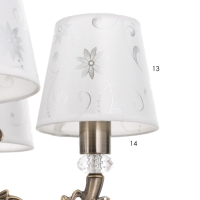 Люстра "Вирджиния" 5х40Вт E14 бронза 58х58х76 см BayerLux