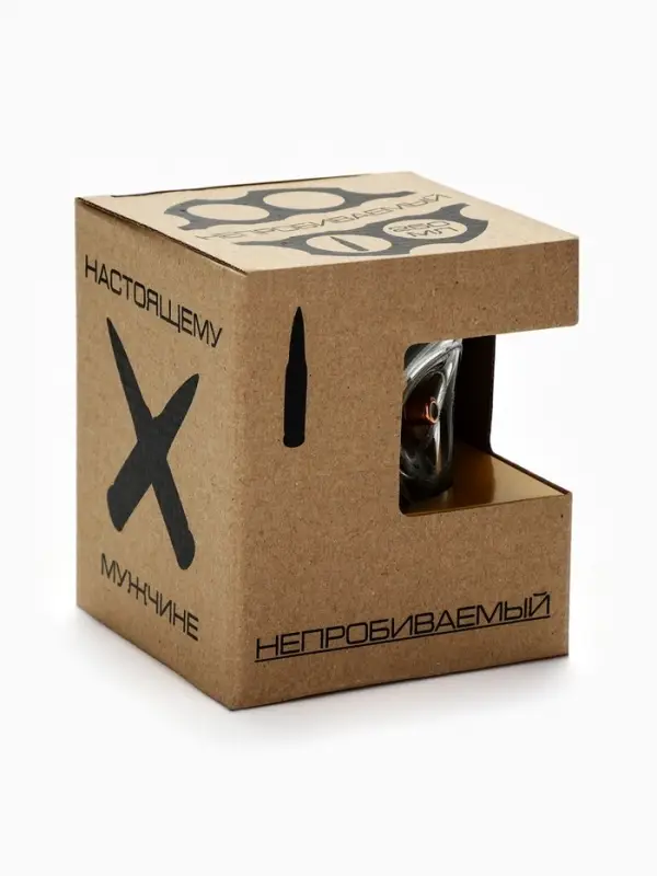 Стакан для виски с пулей &laquo;Непробиваемый&raquo;, 250 мл