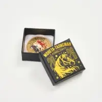 Монета  "Богатство, удача, любовь", диам. 4 см