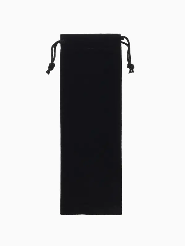 Мешочек подарочный, 6×18 см, чёрный Мешочек подарочный, 6×18 см, чёрный