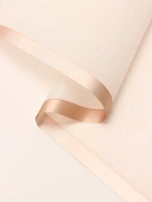 Пленка для цветов &laquo;Бронзовая полоса&raquo;, светло - розовый, 0.57&times;5 м &plusmn;5% см