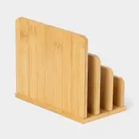 Подставка для разделочных досок и крышек Доляна, 18&times;10 см, 3 секции
