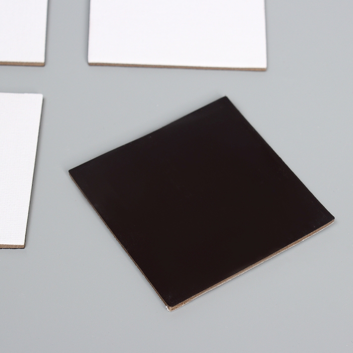 Набор холстов на магните «Квадрат», 7,5 см, 4 шт Набор холстов на магните «Квадрат», 7,5 см, 4 шт