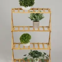 Стеллаж универсальный, 4 полки, 50&times;25&times;68 см, напольный, открытый, Greengo