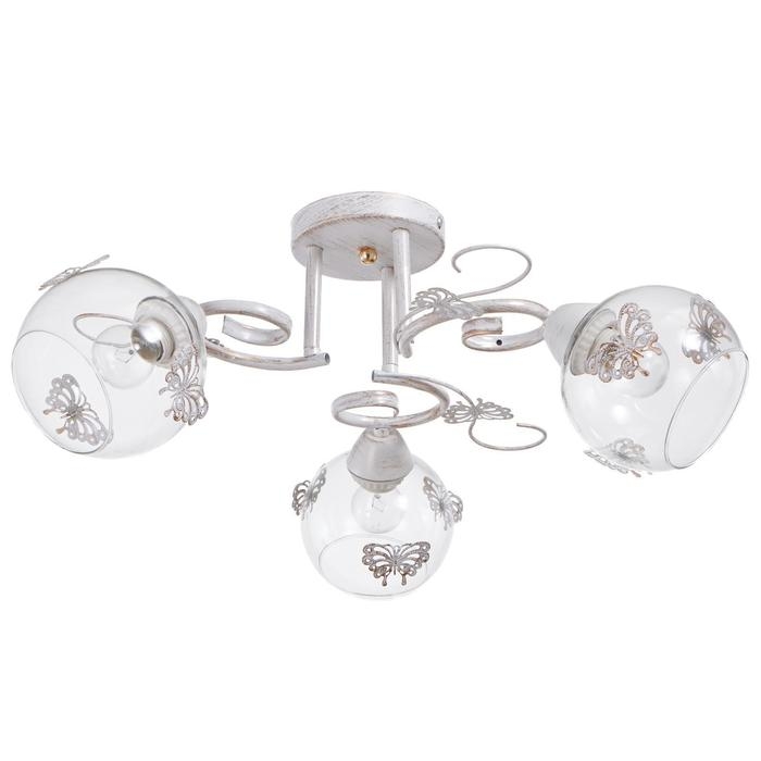 Люстра 6591202/3 E27 40Вт белый 46х46х24 см