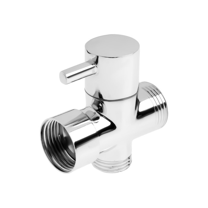 Дивертор ZEIN Z744, для смесителя, корпус латунь, с круглой гайкой, цвет хром Дивертор ZEIN Z744, для смесителя, корпус латунь, с круглой гайкой, цвет хром