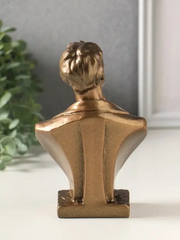 Бюст &laquo;Есенин&raquo;, фигурка гипс, 16 см, под бронзу