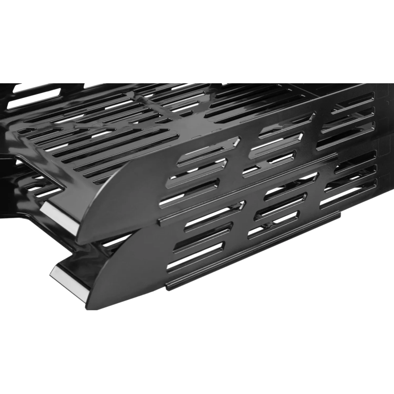 Лоток горизонтальный для бумаг Выбор есть сетчатый непрозрачный черный