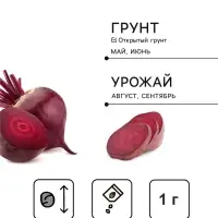 Семена Свекла &laquo;Пабло&raquo;, F1.1 г, &laquo;УРОЖАЙ УДАЧИ&raquo;