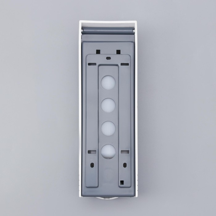 Диспенсер для антисептика или жидкого мыла, механический, 350 мл, пластик, цвет белый Диспенсер для антисептика или жидкого мыла, механический, 350 мл, пластик, цвет белый