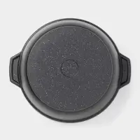 Жаровня KUKMARA, 4 л, d=28 см, h=10.5 см, антипригарное покрытие, серая