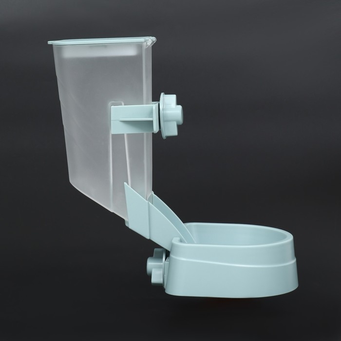 Кормушка для вольера 24 х 12 х 12 см, 2000 мл, голубая Кормушка для вольера 24 х 12 х 12 см, 2000 мл, голубая