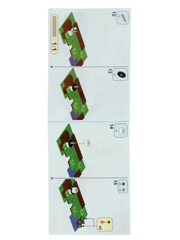 Конструктор блочный &laquo;Мой Мир. Пчелиный коттедж&raquo; Brick, 254 детали