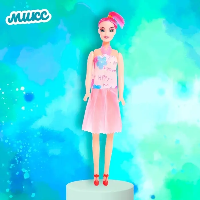 Кукла-модель «Оленька» в вечернем платье, МИКС Кукла-модель «Оленька» в вечернем платье, МИКС