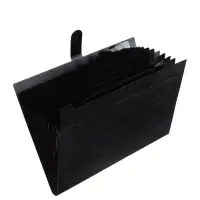 Папка А4 Your Way, 12 отделений, 600 мкм, на кнопке, чёрная