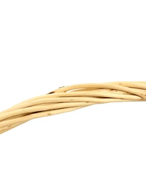 Корзина плетёная для хранения Rika, лоза, с ручкой, натуральная, набор 3 шт.