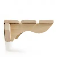 Полка - вешалка "Простая №2" 3 крючка 49х10х23 см