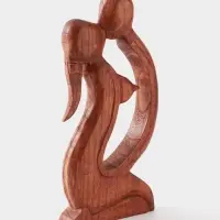 Фигурка &laquo;Поцелуй&raquo;, 30&times;12.5&times;3.5 см, дерево