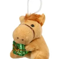 Мягкая игрушка "Лошадка с подарком", 7 см МИКС Мягкая игрушка "Лошадка с подарком", 7 см МИКС