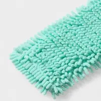 Насадка для плоской швабры &laquo;Доляна. Пастель&raquo;, 42&times;12 см, 80 г, микрофибра букли, мятная