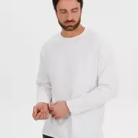Лонгслив унисекс Siluetti Fuori, молочно-белый, размер L/XL