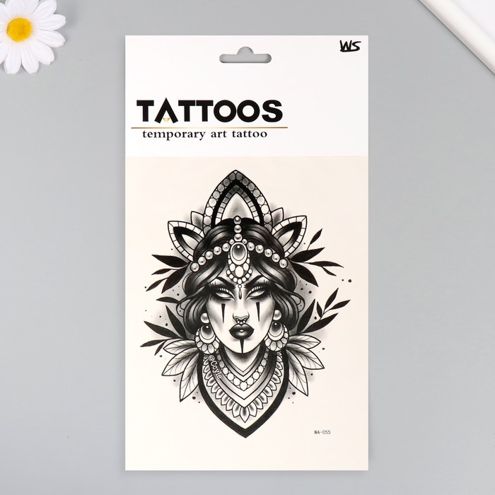 Татуировка на тело цветная Татуировка на тело цветная "Пустота внутри" 26,1х14,6 см