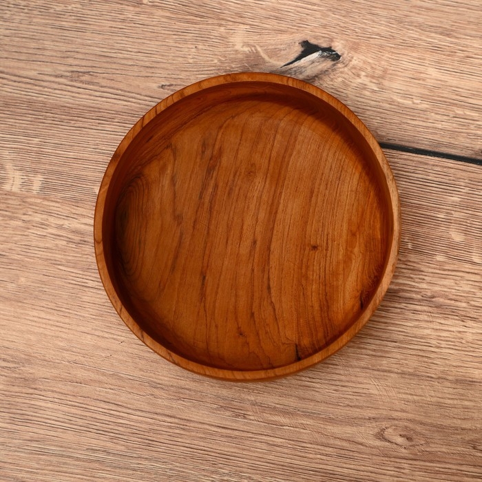 Салатник 20х20х7 см, тиковое дерево