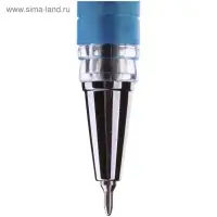 Ручка шариковая Berlingo. I-10, синий стержень, узел 0.4 мм, резиновый упор