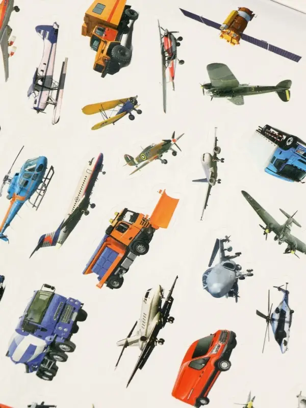 All Types Of Vehicles Sticker Book 250 Stickers For Kids