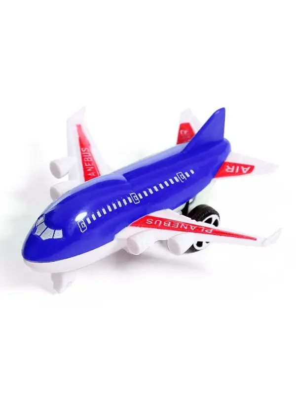 Самолёт инерционный «Глазастик», цвет МИКС