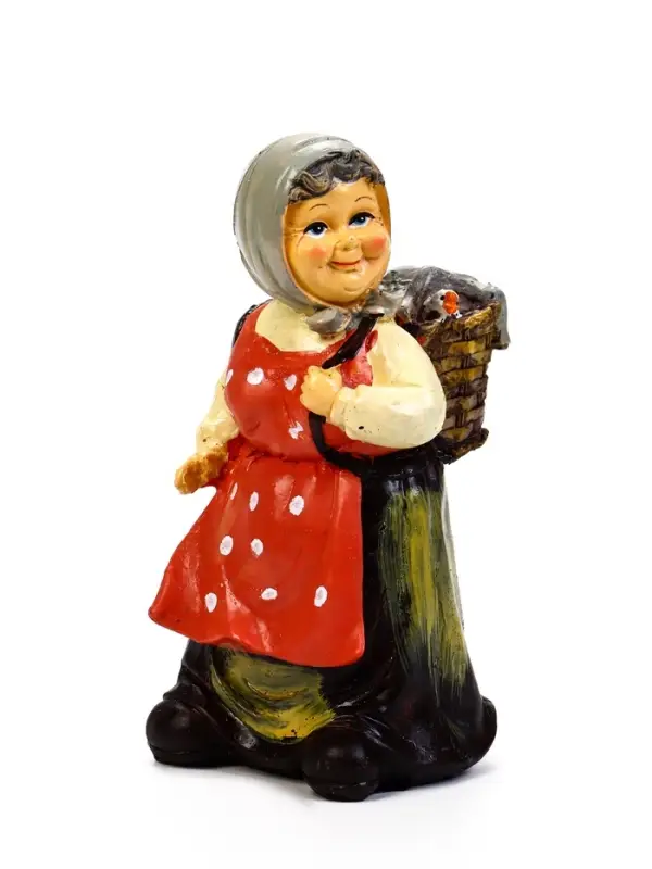 Садовая фигура из полистоуна &laquo;Бабушка с гусем&raquo;, 10&times;10&times;20 см, Greengo