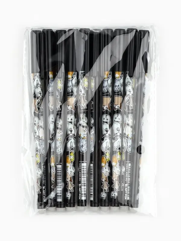 Ручка пиши-стирай с колпачком «Мемные коты», синяя паста, гелевая 0.5 мм