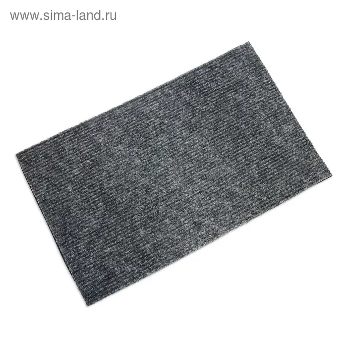 Коврик влаговпитывающий ребристый &laquo;Стандарт&raquo;, 90&times;120 см, цвет серый