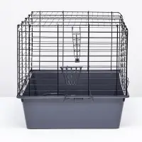 Клетка для кроликов, морских свинок &laquo;Пижон&raquo; №4 складная, 80&times;50&times;47 см, светло-серая