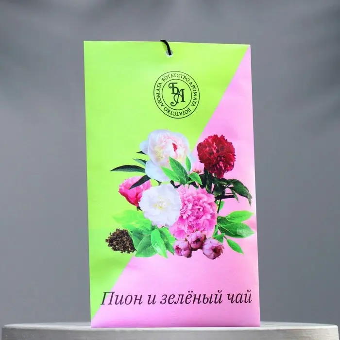 Аромасаше  Аромасаше "Пион и зелёный чай", 10 г, "Богатство Аромата"