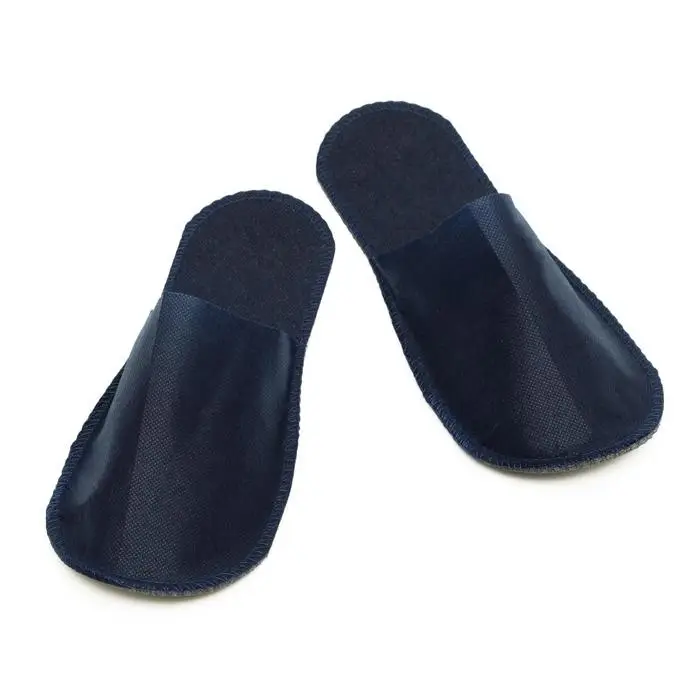 Тапочки одноразовые Стандарт синие, с закрытым мысом Тапочки одноразовые Стандарт синие, с закрытым мысом