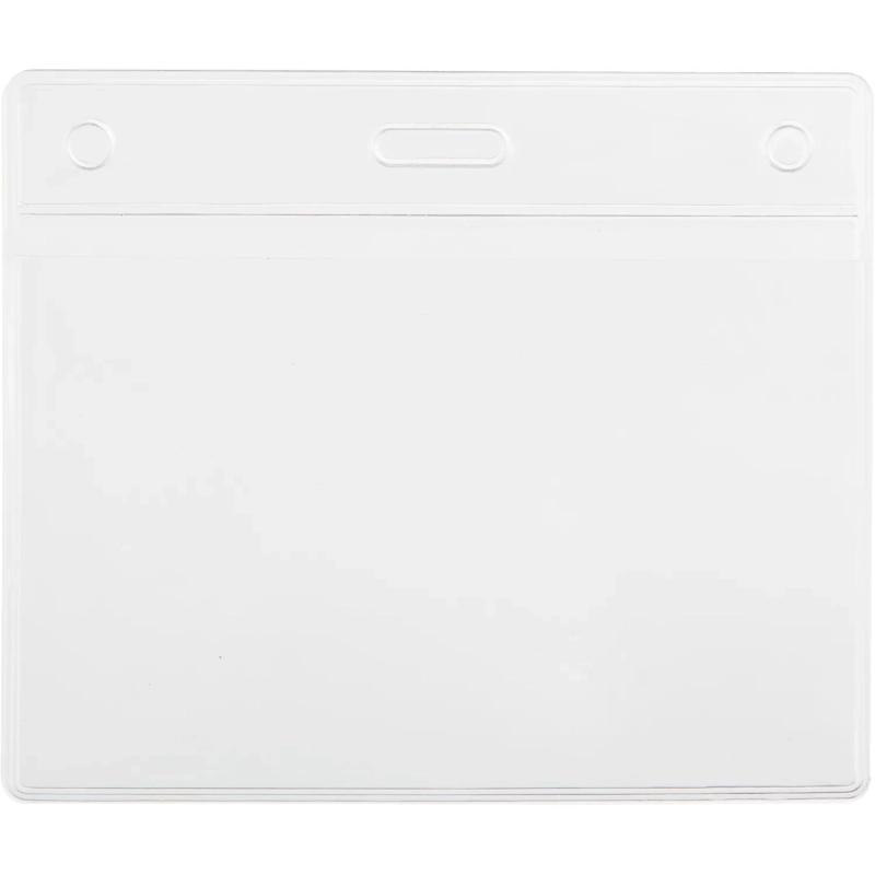 Бейдж Attache Economy 78x96 150мкм,шнур.2заж 45см син, вкладыш 60x90 5шт/уп