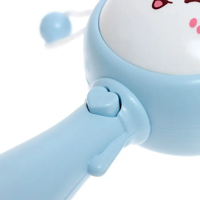 Игровой набор «Весёлые погремушки», звук, свет, цвет голубой