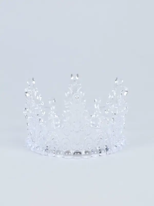 Корона для торта &laquo;Хрусталь&raquo;, цвет белый