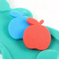 Подкладка для купания макси &laquo;Мишка&raquo;, зелёная, 55&times;30&times;6 см